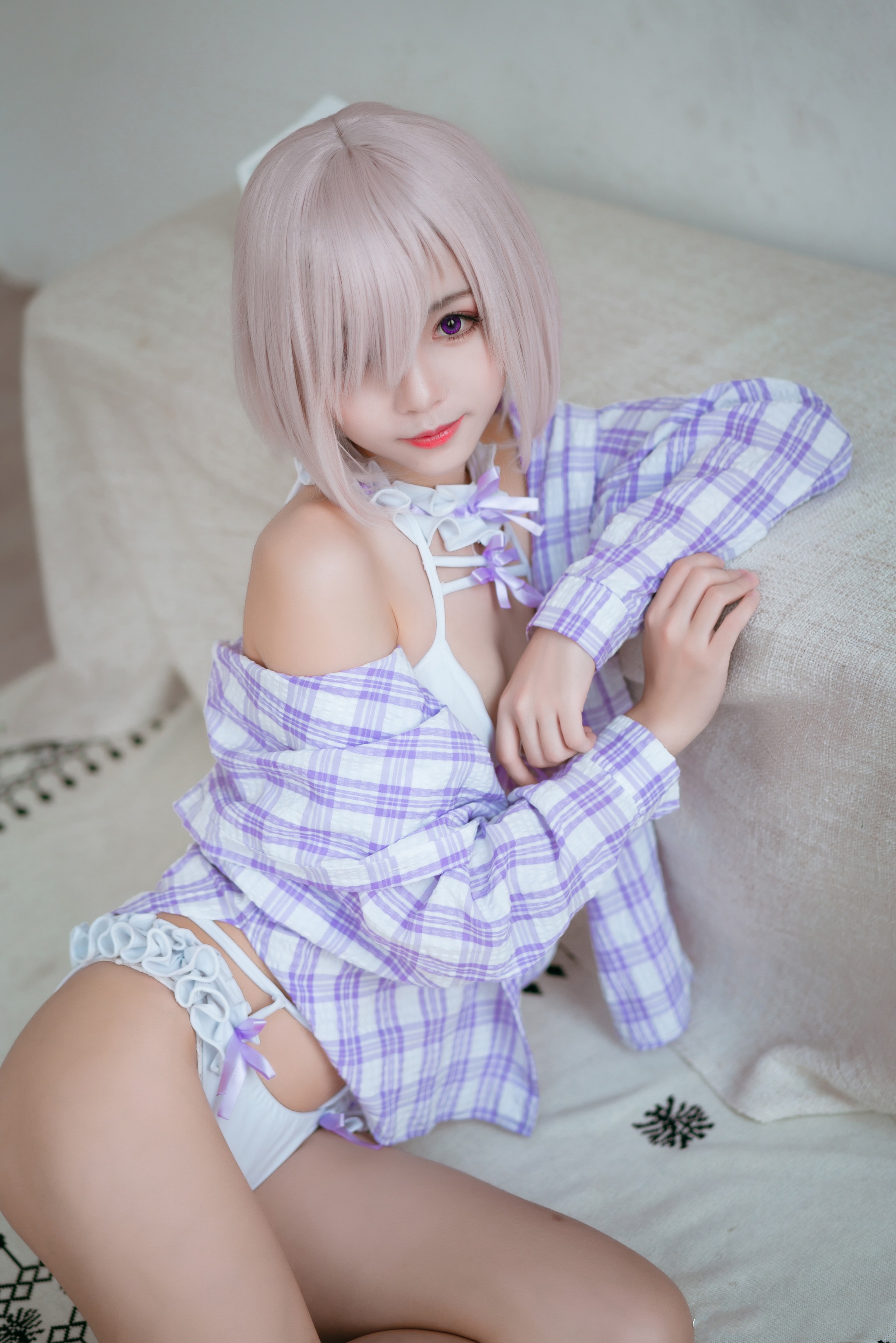大大卷卷小卷 - NO.016 白内衣 [12P]-XikXak
